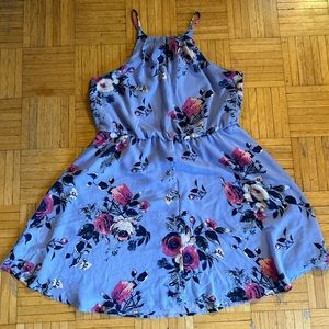 Ardene Blue floral XL summer/spring dress